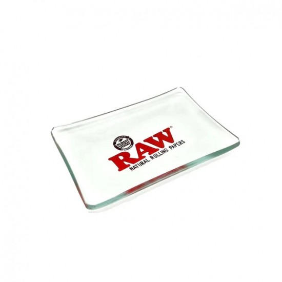 RAW Star Glass Rolling Tray – Mini Heat-Resistant Glass Tray