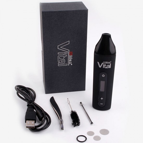 X-Vape - X-Max Vital Vaporizer - 2200 mAh - Μαύρο