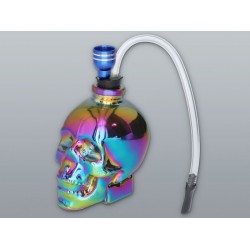 Νερόπιπα MADO GLASS WATER PIPE SKULL RAINBOW