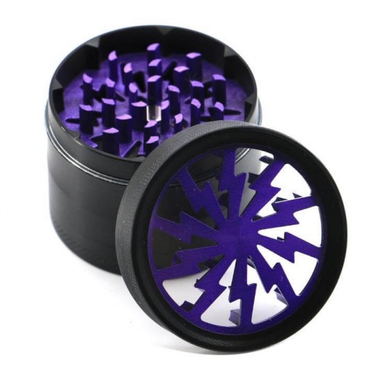 Τρίφτης Καπνού AMSTERDAM Dope Bros 52mm Μωβ