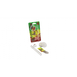OLYMPUS® Rasta Σετ Γυάλινη Πίπα Hemp με Grinder