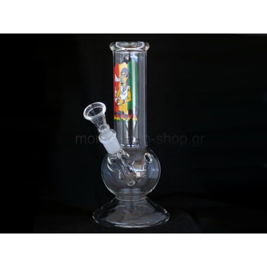 Γυάλινο Μπονγκ RASTA DUDE GLASS BONG 22cm