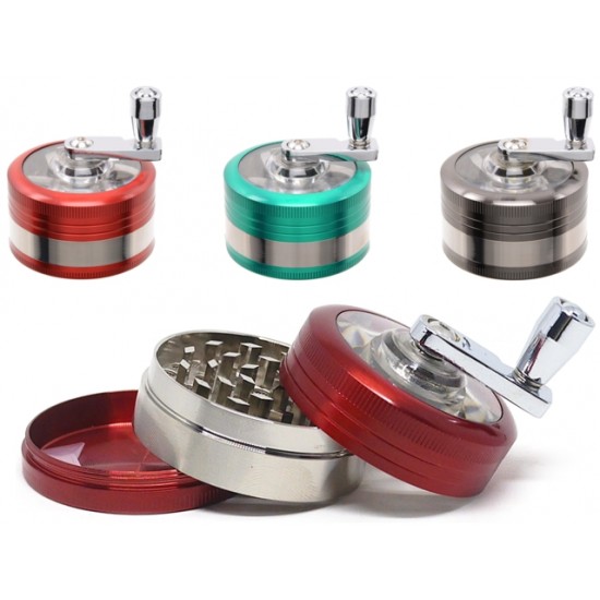 Τρίφτης καπνού ATOMIC Mill Grinder 51mm 3parts ΜΕΣΑΙΟΣ ΜΥΛΟΣ 0212469