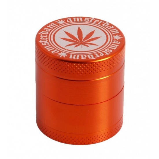 Amsterdam Leaf Grinder 4part 30mm Orange