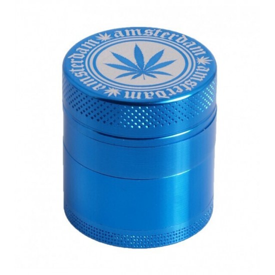 Amsterdam Leaf Grinder 4part 30mm Blue