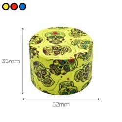  ATOMIC METAL GLOW 52mm 4 Parts 0212579 Grinder Τρίφτης Καπνού