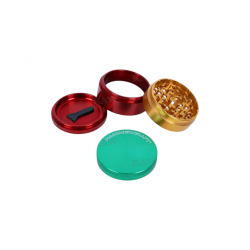 Hammercraft Rasta Grinder Αλουμινίου 4μέρη Large