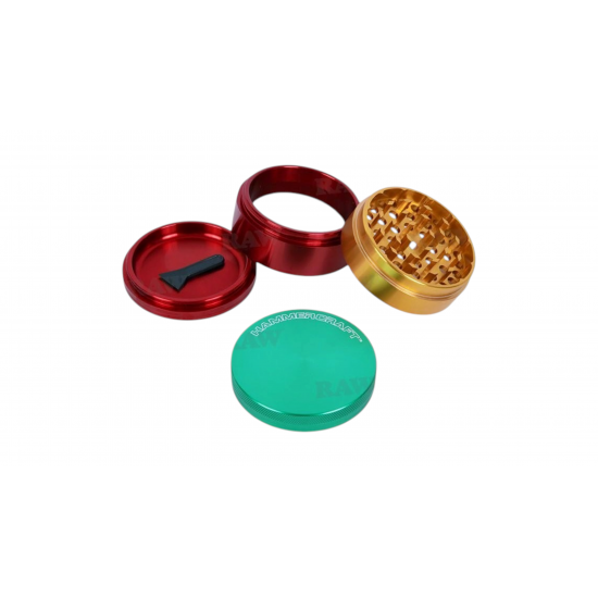 Hammercraft Rasta Grinder Αλουμινίου 4μέρη Large