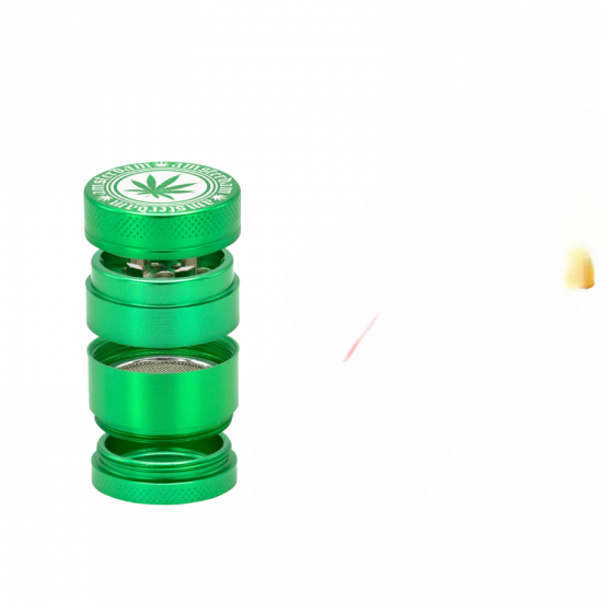 Amsterdam Leaf Grinder 4part 30mm Green