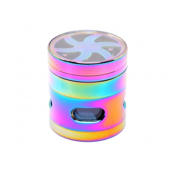 Τριφτης καπνού ATOMIC Metal Grinder Window 40mm