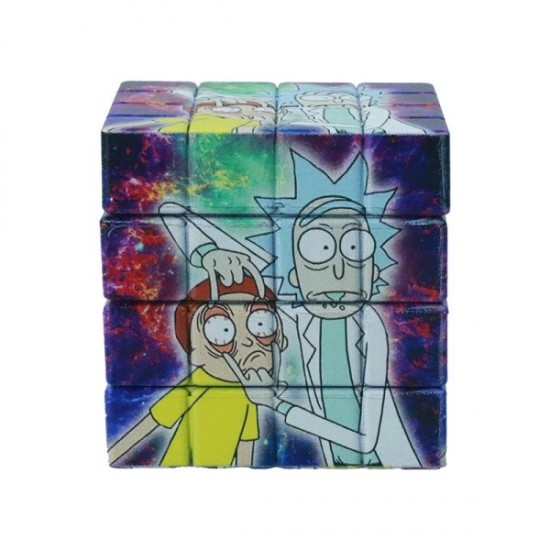 Κινούμενα σχέδια Rubik's Cube Zinc Grinder 4 Levels