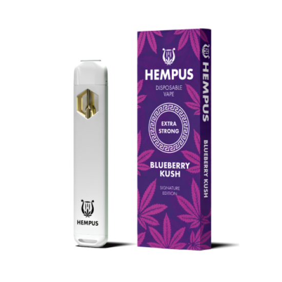 Hempus Blueberry Kush Disposable Vape Box & Pen