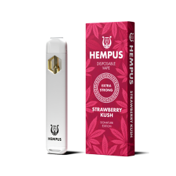 Hempus Strawberry Kush Disposable Vape Box & Pen