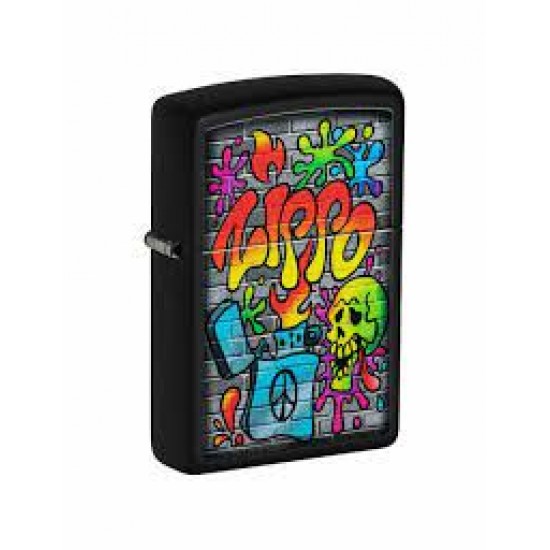 ZIPPO ΑΝΑΠΤΗΡΑΣ ΛΑΔΙΟΥ ΑΝΤΙΑΝΕΜΙΚΟΣ ZIPPO STREET ART DESIGN 49605