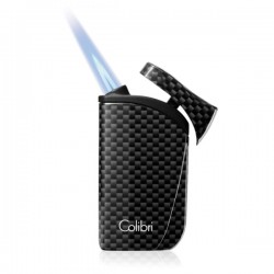 Colibri Falcon Black Carbon Fiber Single Jet Flame