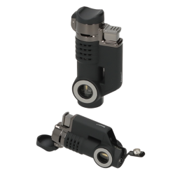 EUROJET - Triple Jet Flame Lighter with Cigar Base & Punch (250066)