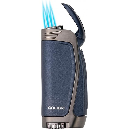 Colibri E3 Triple Jet Butane Flame Lighter Navy