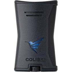 Colibri Αναπτήρας Αντιανεμικός με Φλόγα Τύπου Jet σε Μαύρο χρώμα LI225T1