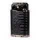 RP-3276653 Αναπτήρας πούρων Rocky Patel Davenport 5xJet Gunmetal-Μαύρο Δέρμα & Punch