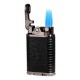 RP-3276653 Αναπτήρας πούρων Rocky Patel Davenport 5xJet Gunmetal-Μαύρο Δέρμα & Punch