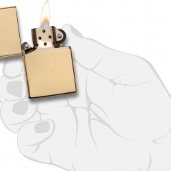 Zippo Αναπτήρας Λαδιού Αντιανεμικός High Polish Brass Classic 254B-001678