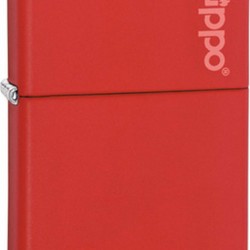 ZIPPO Αναπτήρας Λαδιού Αντιανεμικός Red Matte Classic Logo 233ZL