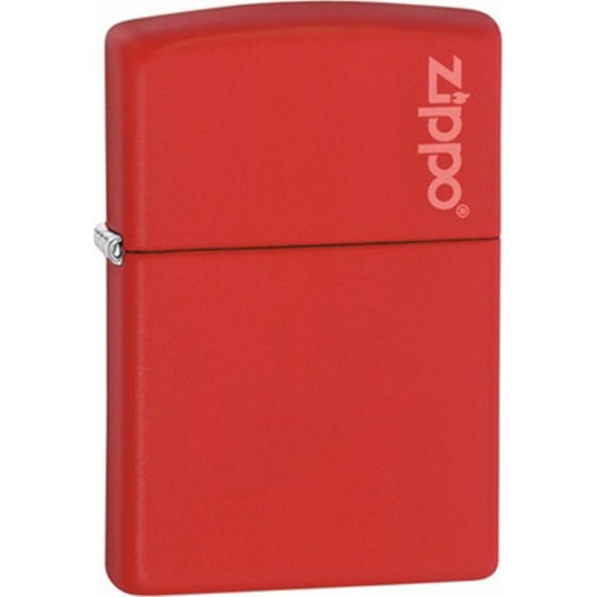 ZIPPO Αναπτήρας Λαδιού Αντιανεμικός Red Matte Classic Logo 233ZL