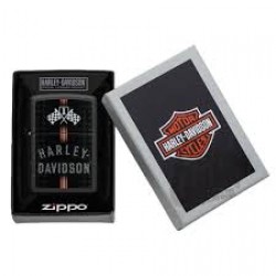 Zippo 48558 Harley Davidson Black