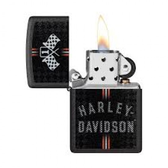 Zippo 48558 Harley Davidson Black