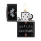 Zippo 48558 Harley Davidson Black