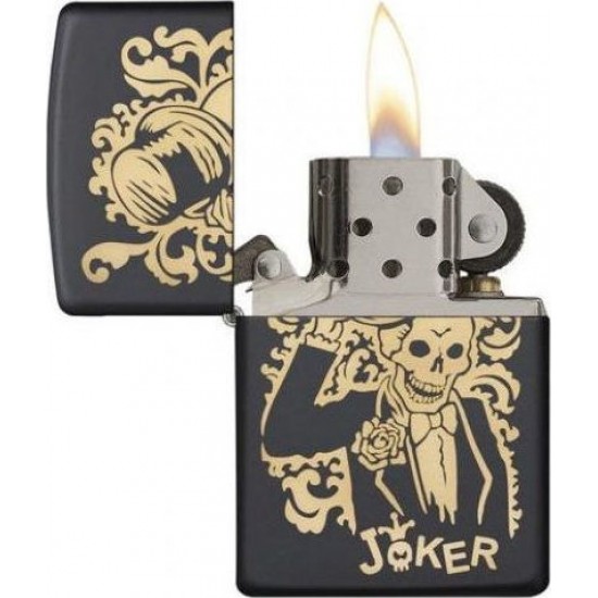 Zippo Αναπτήρας Λαδιού Αντιανεμικός Joker