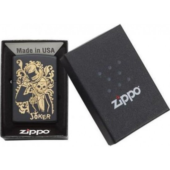 Zippo Αναπτήρας Λαδιού Αντιανεμικός Joker