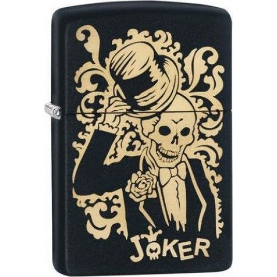 Zippo Αναπτήρας Λαδιού Αντιανεμικός Joker