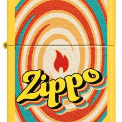 Zippo Swirls Design Sunflower Windproof Pocket Lighter 46570