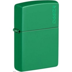 Grass Green Matte Zippo Logo
