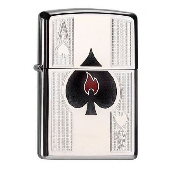ZIPPO - Classic Ace of Spades - Ασημί