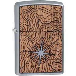 Αναπτήρας Ζippo WOODCHUCK USA Compass 49055