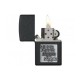 ZIPPO - Pewter 363 - Black Crackle
