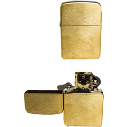 ZIPPO Αναπτήρας Λαδιού Αντιανεμικός Brushed Brass Classic 204B