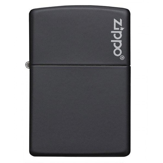 Αναπτήρας Zippo Μαύρος με Λογότυπο 218 ZL
