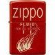 Zippo Αναπτήρας Λαδιού σε Κόκκινο χρώμα Retro Design 49586