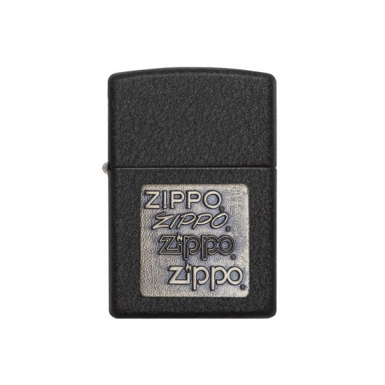 ZIPPO - Pewter 363 - Black Crackle