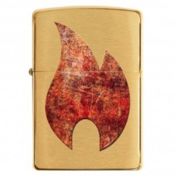 ZIPPO - Rusty Flame Design