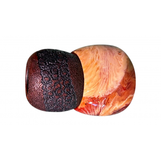 Πίπα Καπνού Pipsan Dark Brown with black details no2  - 9mm