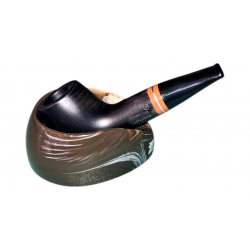 Πίπα Καπνού Pipsan Pocket Size Black With Brown Detail - 9mm