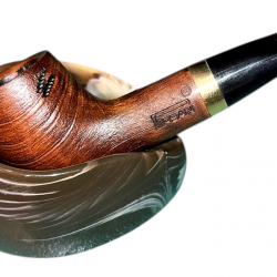 Πίπα Καπνού Pipsan Pocket Size Brown Με Σχέδιο - 9mm