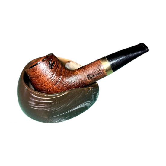 Πίπα Καπνού Pipsan Pocket Size Brown Με Σχέδιο - 9mm
