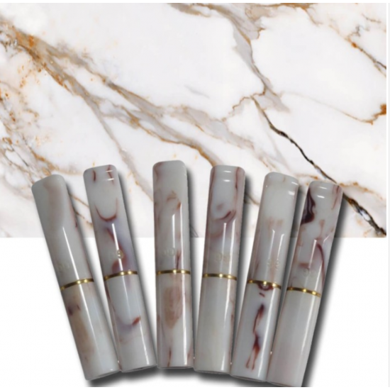 Pipex 5.7mm-6.00mm Πιπάκι Τσιγάρου Λευκό-Καφέ