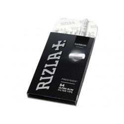 Φιλτράκια ενεργού άνθρακα Rizla carbon Precision 54 Ultra Slim 5.7mm ( 5 Τεμάχια )