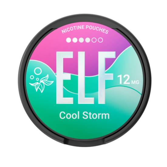 Elf Bar Pouches Νικοτίνης Medium 12mg με Γεύση Cool Storm